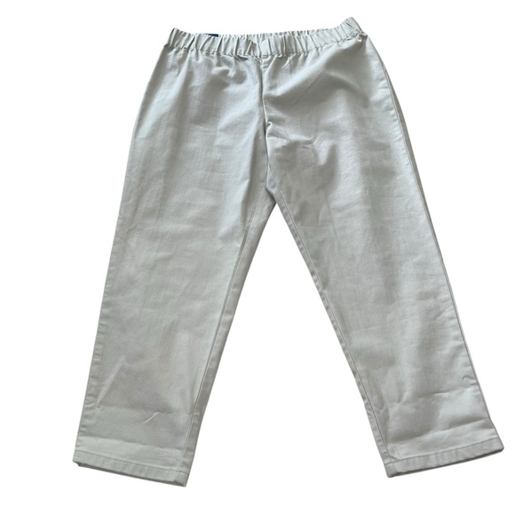 Soft Surroundings Triple S Jeans Metro Crop Leggings Stone Size Large NWT - Picture 1 of 15